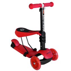 ΑΘΛΟΠΑΙΔΙΑ Scooter In 1, Red 002.61211/RD 9985777001423
