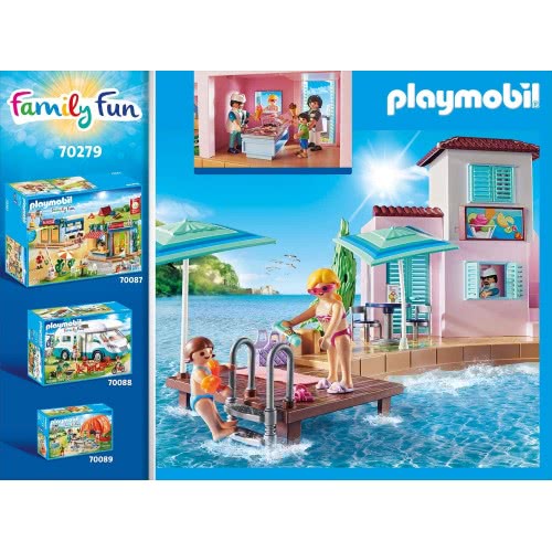 Playmobil Waterfront Ice Cream Shop, For Children Ages 4+ 70279 4008789702791