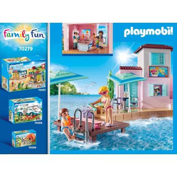 Playmobil Waterfront Ice Cream Shop, For Children Ages 4+ 70279 4008789702791