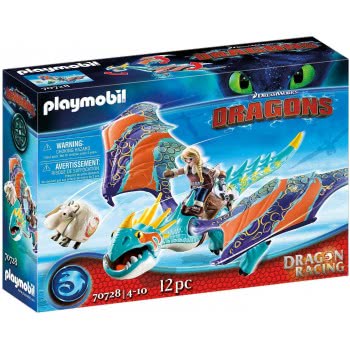Playmobil Dreamworks Dragon Racing: Άστριντ Και Λευκή Οργή 70728 4008789707284
