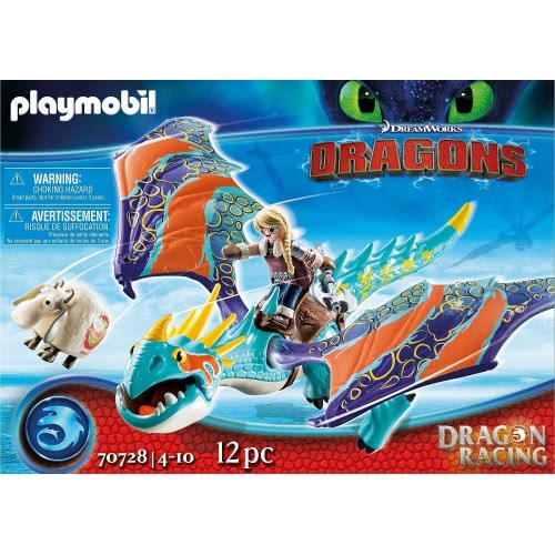 Playmobil Dreamworks Dragon Racing: Άστριντ Και Λευκή Οργή 70728 4008789707284
