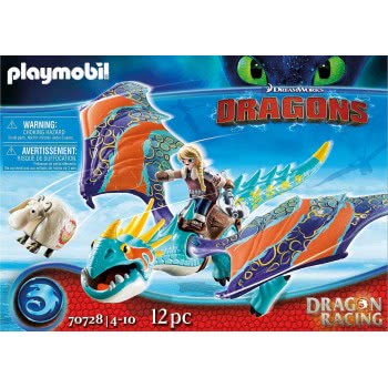 Playmobil Dreamworks Dragon Racing: Astrid And Stormfly 70728 4008789707284