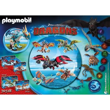 Playmobil Dreamworks Dragon Racing: Άστριντ Και Λευκή Οργή 70728 4008789707284