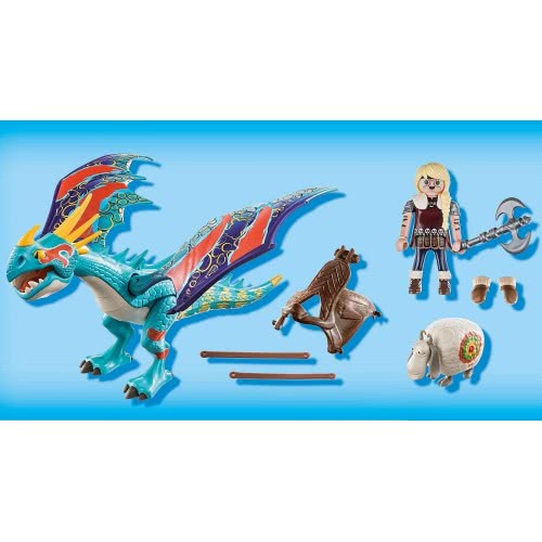 Playmobil Dreamworks Dragon Racing: Άστριντ Και Λευκή Οργή 70728 4008789707284