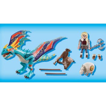 Playmobil Dreamworks Dragon Racing: Astrid And Stormfly 70728 4008789707284