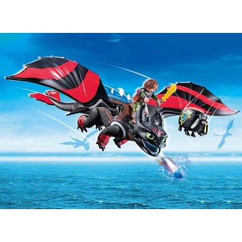 Playmobil Dreamworks Dragon Racing: Hiccup And Toothless, With Light Module 70727 4008789707277