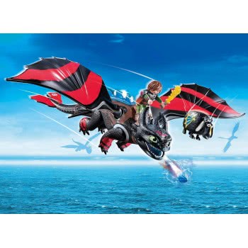 Playmobil Dreamworks Dragon Racing: Hiccup And Toothless, With Light Module 70727 4008789707277