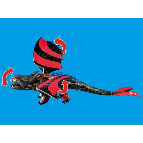 Playmobil Dreamworks Dragon Racing: Hiccup And Toothless, With Light Module 70727 4008789707277