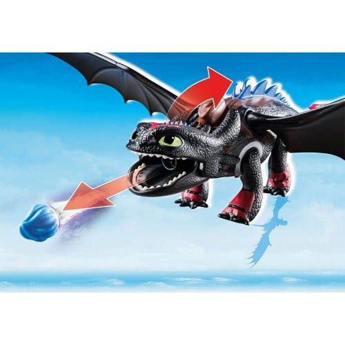 Playmobil Dreamworks Dragon Racing: Ψάρης Και Φαφούτης 70727 4008789707277