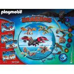 Playmobil Dreamworks Dragon Racing: Πέτρος Και Πέτρα Με Δικέφαλο Δράκο Ρέψιμο Και Αναγούλα 70730 4008789707307