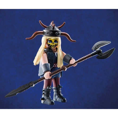 Playmobil Dreamworks Dragon Racing: Πέτρος Και Πέτρα Με Δικέφαλο Δράκο Ρέψιμο Και Αναγούλα 70730 4008789707307
