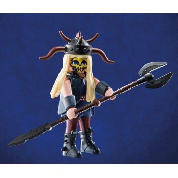 Playmobil Dreamworks Dragon Racing: Πέτρος Και Πέτρα Με Δικέφαλο Δράκο Ρέψιμο Και Αναγούλα 70730 4008789707307