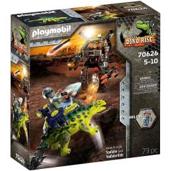 Playmobil Dino Rise Saichania: Αγκυλόσαυρος Με Μαχητή Εναντίον Ρομπότ 70626 4008789706263