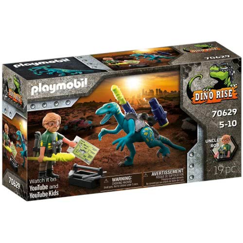 Playmobil Dino Rise Deinonychus: Δεινόνυχος Με Τον Θείο Rob 70629 4008789706294