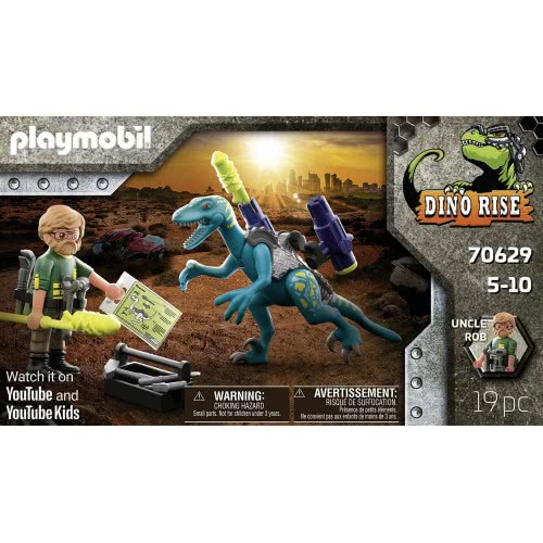 Playmobil Dino Rise Deinonychus: Δεινόνυχος Με Τον Θείο Rob 70629 4008789706294