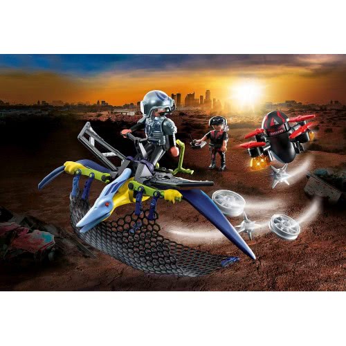 Playmobil Dino Rise Pteranodon: Πτεροδάκτυλος Και Μαχητές Με Drone 70628 4008789706287