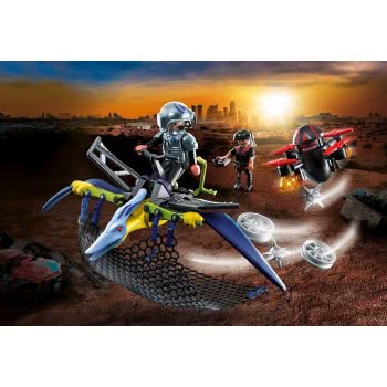 Playmobil Dino Rise Pteranodon: Πτεροδάκτυλος Και Μαχητές Με Drone 70628 4008789706287