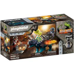 Playmobil Dino Rise Triceraptos: Τρικεράτωψ Με Πανοπλία-Κανόνι Και Μαχητές 70627 4008789706270