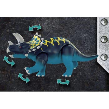 Playmobil Dino Rise Triceraptos: Τρικεράτωψ Με Πανοπλία-Κανόνι Και Μαχητές 70627 4008789706270