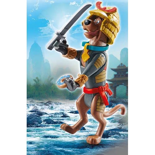 Playmobil Scooby-Doo! Συλλεκτική Φιγούρα Scooby Σαμουράι 70716 4008789707161