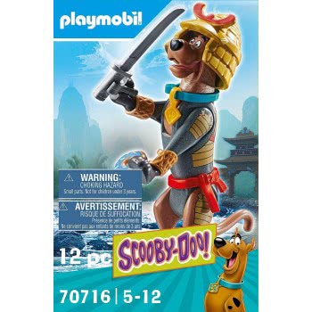 Playmobil Scooby-Doo! Συλλεκτική Φιγούρα Scooby Σαμουράι 70716 4008789707161