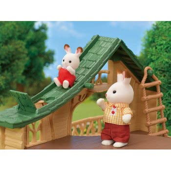 Epoch Sylvanian Families: Lakeside Lodge Log Cabin 5451 5054131054512