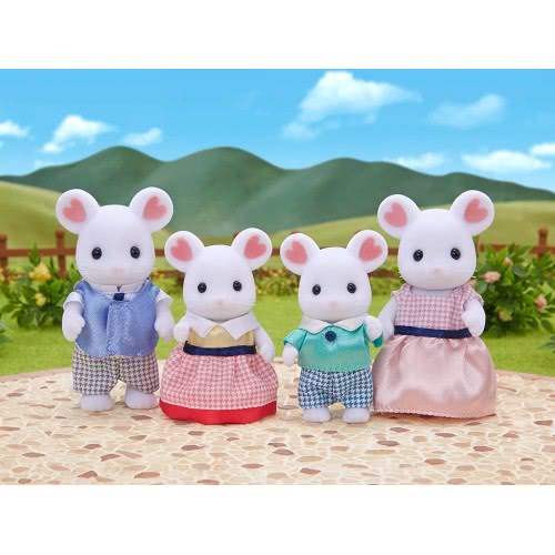 Epoch Sylvanian Families: Marshmallow Mouse Family 5308 5054131053089