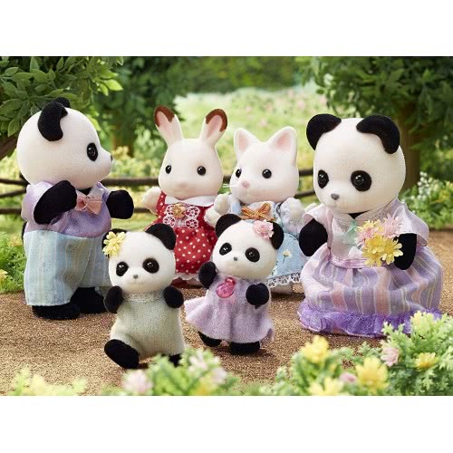 Epoch Sylvanian Families: Pookie Panda Family 5529 5054131055298