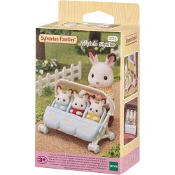 Epoch Sylvanian Families: Triplets Καροτσάκι Τριδύμων 5533 5054131055335