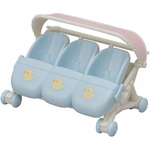 Epoch Sylvanian Families: Triplets Καροτσάκι Τριδύμων 5533 5054131055335