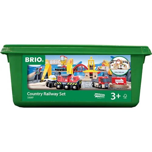 Brio World World Deluxe Cargo Train Set For Kids Age 3 Years And Up, Compatible With All  Train Sets 33097 7312350330977