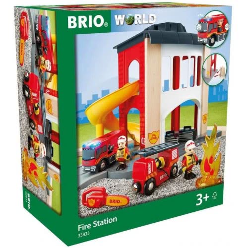 Brio World World Fire Και Rescue - Rescue Central Fire Station For Kids Age 3 Years Up - Compatible With All  Train Sets 33833 7