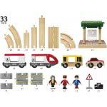 Brio World World Rail And Road Travel Train Set For Kids Age 3 Years And Up, Compatible With All  Train Sets 33209 7312350332094