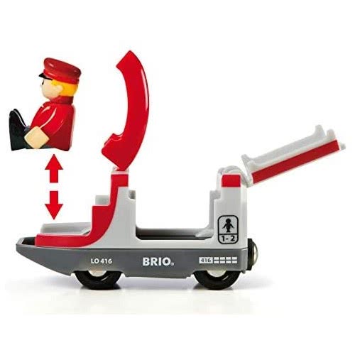 Brio World World Rail And Road Travel Train Set For Kids Age 3 Years And Up, Compatible With All  Train Sets 33209 7312350332094