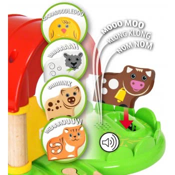 Brio World My First Railway Farm Train Set Toddler Toy For Kids 18 Months And Up Compatible With All  Train Sets 33826 731235033