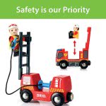 Brio World World Fire And Rescue Fire Fighter Set For Kids Age 3 Years And Up, Compatible With All  Train Sets 33815 73123503381