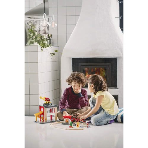 Brio World World Fire And Rescue Fire Fighter Set For Kids Age 3 Years And Up, Compatible With All  Train Sets 33815 73123503381