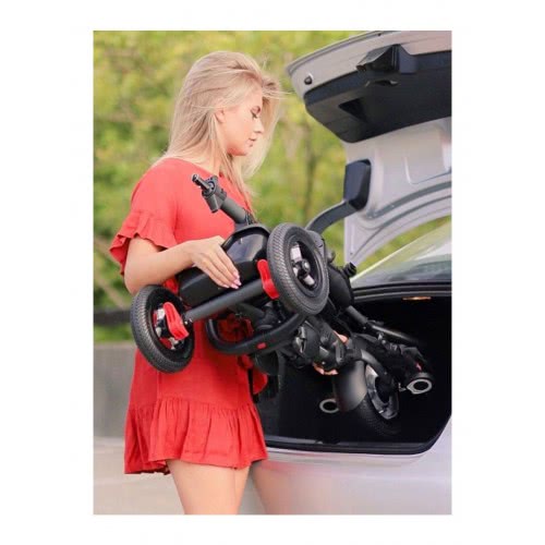 QPlay Rito Air Wheels Ποδηλατάκι Με Τιμόνι Βόλτας Κόκκινο 01-1212040-02 686268624594