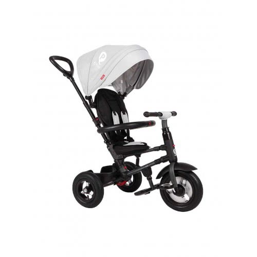 QPlay Rito Air Wheels Ποδηλατάκι Με Τιμόνι Βόλτας Γκρι 01-1212040-01 5061047480144