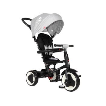 QPlay Rito Eva Wheels Ποδηλατάκι Με Τιμόνι Βόλτας Γκρι 01-1212037-01 686268624440