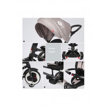 QPlay Rito Eva Wheels Bicycle With Gray Ride Steering Wheel 01-1212037-01 686268624440