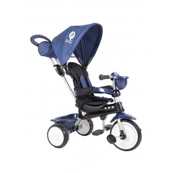 QPlay Comfort Ποδηλατάκι Με Τιμόνι Βόλτας Μπλε 01-1212043-03 686268624686