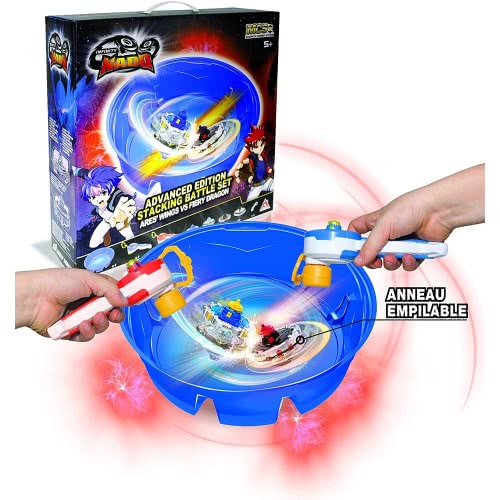 Auldey Toys Infinity Nado V Stackable – Advanced Battle Set Arena Ares Wings Vs Fiery Dragon 634805H 6911400392562