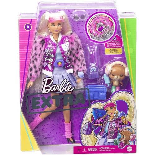 Mattel Barbie Extra Blonde Pigtails GYJ77 887961973372