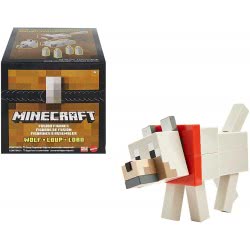 Mattel Minecraft Fusion Figures Wolf Figure GVV14 / GVV16 887961933185