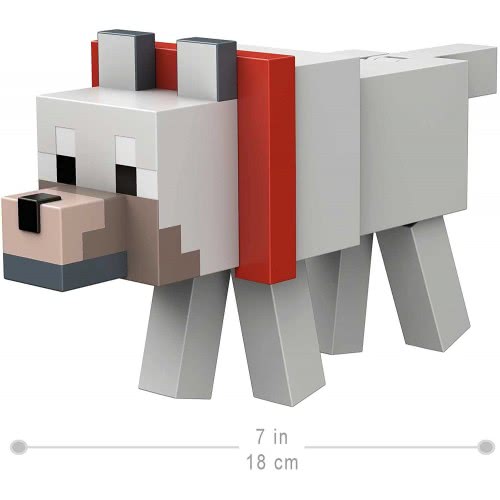 Mattel Minecraft Fusion Figures Wolf Figure GVV14 / GVV16 887961933185