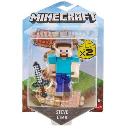 Mattel Minecraft Biome Builds Steve Φιγούρα GTP08 / GTP13 887961919240