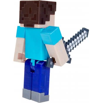 Mattel Minecraft Biome Builds Steve Figure GTP08 / GTP13 887961919240