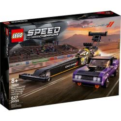 LEGO Speed Champions Mopar Dodge Srt Top Fuel Dragster And 1970 Dodge Challenger 76904 5702016912500