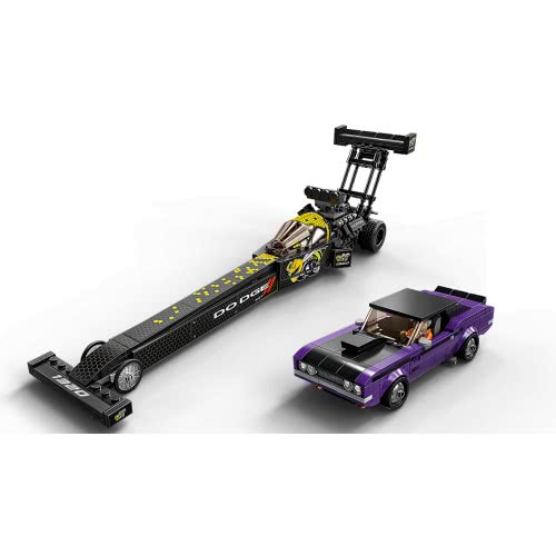 LEGO Speed Champions Mopar Dodge Srt Top Fuel Dragster And 1970 Dodge Challenger 76904 5702016912500